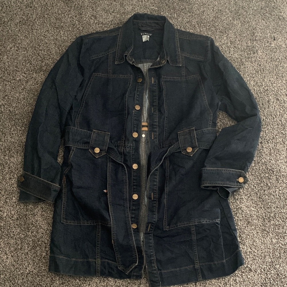 VENUS Dark Blue Jean Jacket